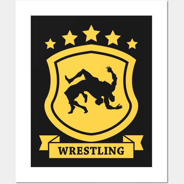 Wrestling Wall Art by Underground Cargo